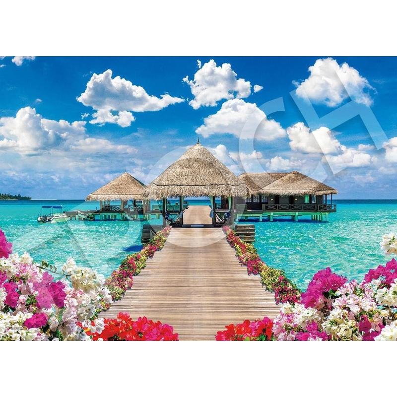 Epoch Jigsaw Puzzle Overseas Scenery Luxury Time – Maldives (500 Pieces)