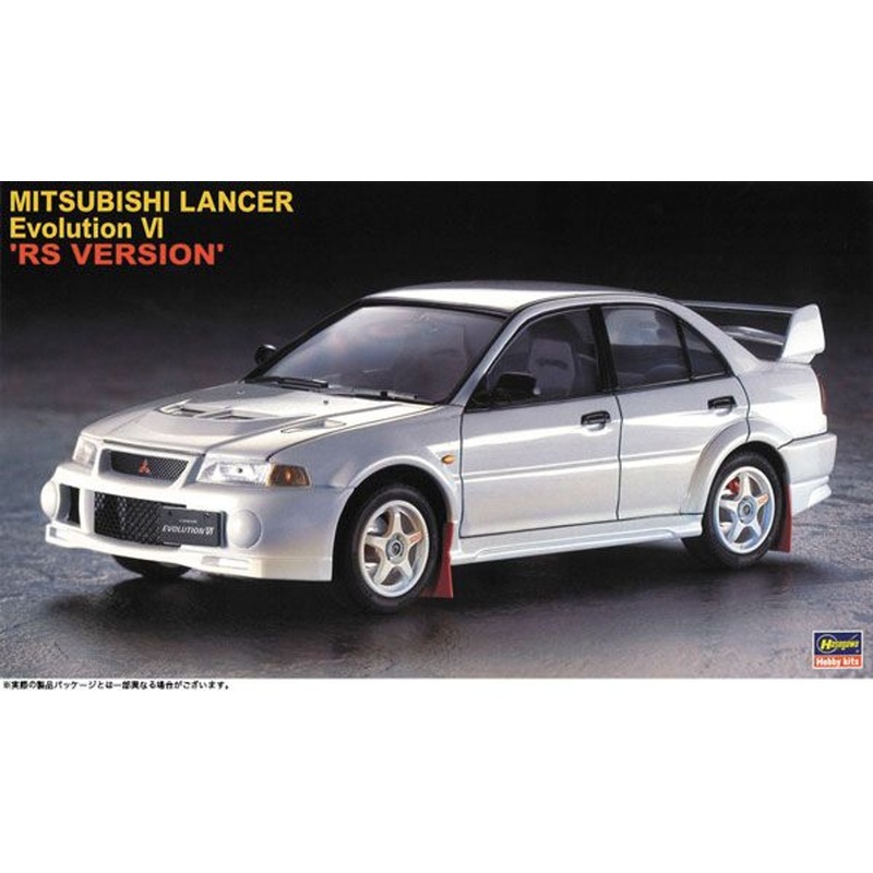 Hasegawa 1/24 Mitsubishi Lancer Evolution 6 RS Version  Plastic Model