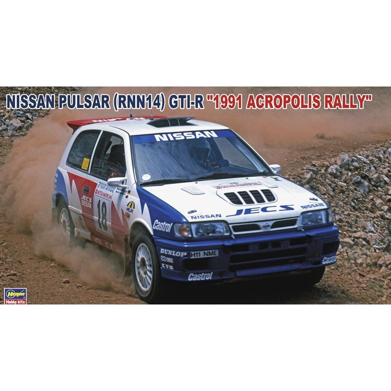 Hasegawa 1/24 Nissan Pulsar (RNN14) GTI-R ‘1991 Acropolis Rally’ Plastic Model
