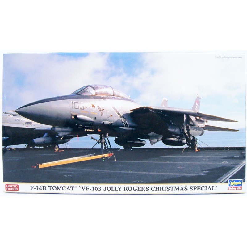 Hasegawa 1/72 F-14B Tomcat VF103 Jolly Rogers Christmas Special Plastic Model