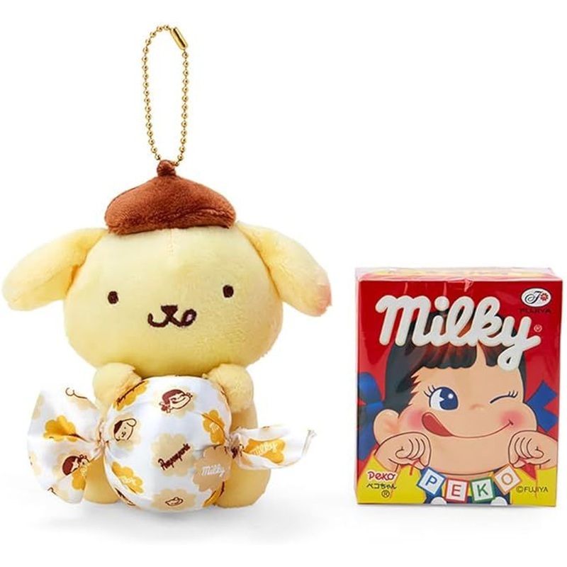 Sanrio Confectionery Set Milky & Mascot Holder (Pom Pom Purin)
