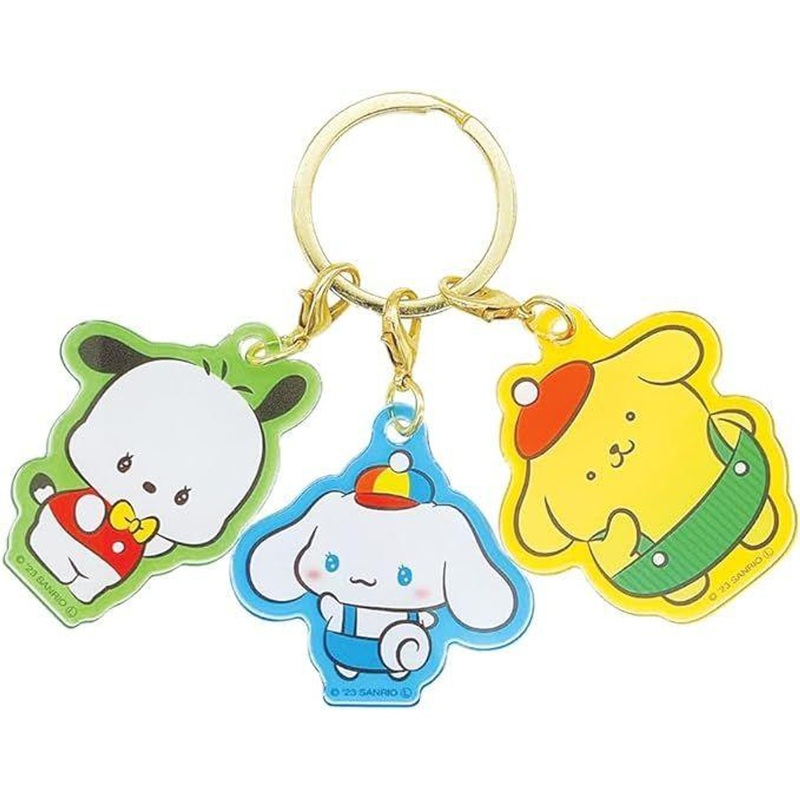 T’s Factory Sanrio 3 Charm Key Holder – Sanrio Characters B
