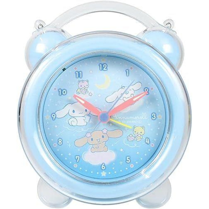 T’s Factory Sanrio Clear Alarm Clock Fluffy Sky Cinnamoroll
