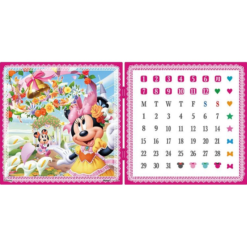 Yanoman Jigsaw Puzzle Minnie Mouse Flower Promenade (198 Pieces)
