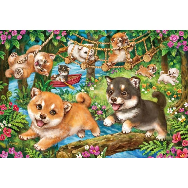 Beverly 31-537 Jigsaw Puzzle Shiba Inu Adventure (1000 Pieces)