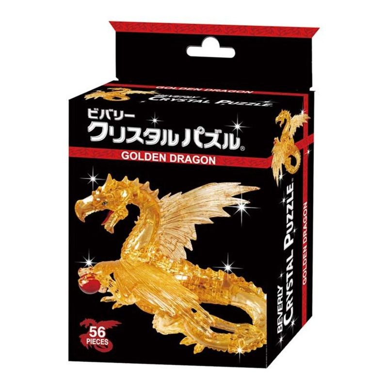 Beverly 50304 Crystal 3D Puzzle Golden Dragon