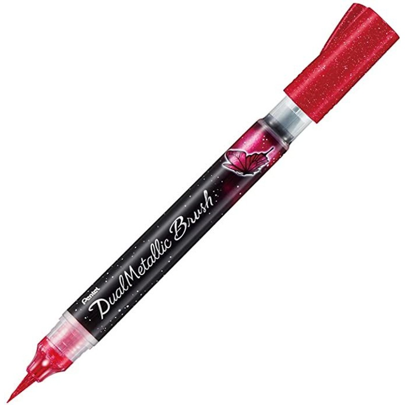 Pentel Dual Metallic Brush Pink