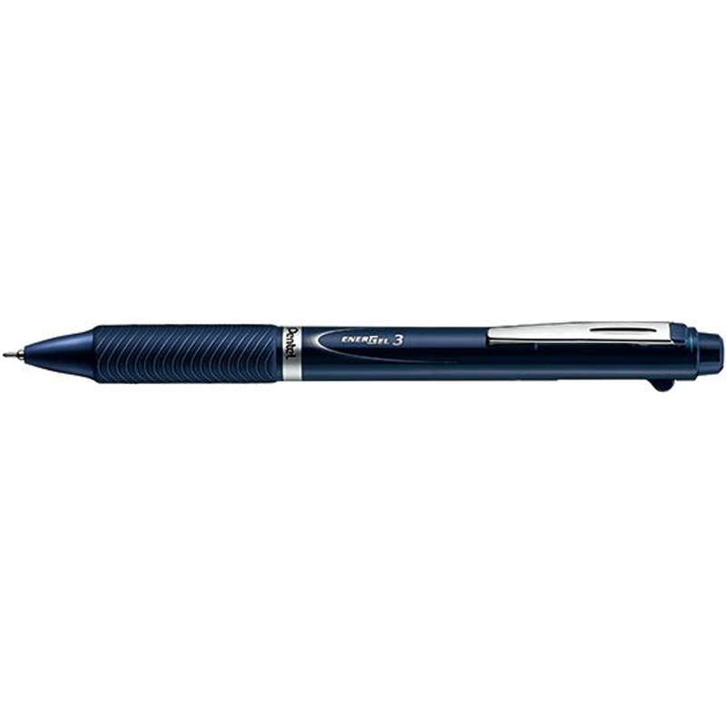 Pentel Energel 3 Color Ballpoint Pen 0.5mm  (Dark Blue)