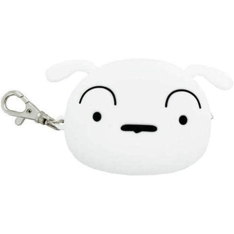 Unique730 Crayon Shin-chan Face Pouch Shiro