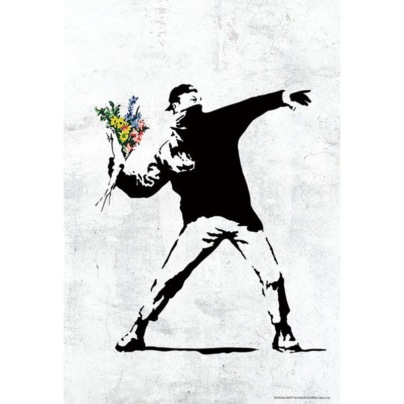 Beverly 83-110 Jigsaw Puzzle Banksy Flower Bomber (300 Pieces)