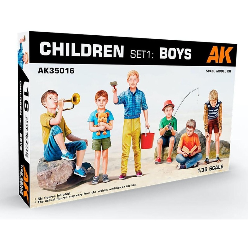Platz 1/35 Child Figures (Boy) Set Plastic Model