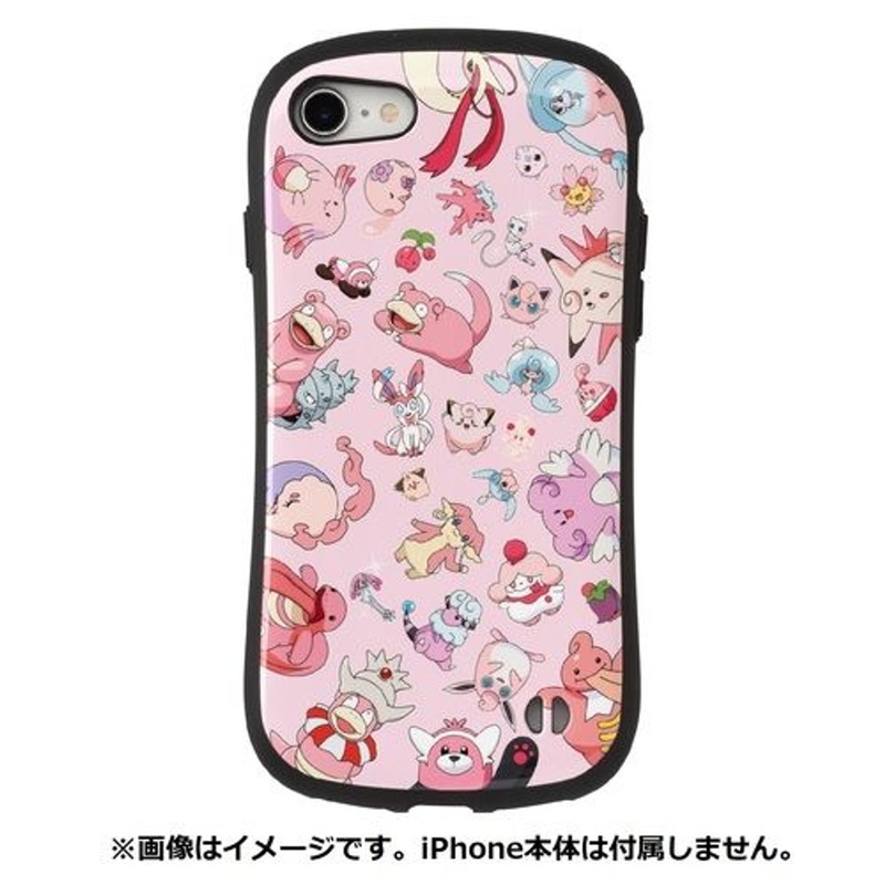 Pokemon Center iFace Case for iPhone SE 2020-2022 7/8 Pink Pokemon
