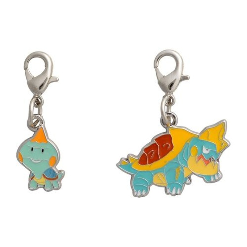 Pokemon Center Original Keychain 833 + 834 Chewtle Drednaw