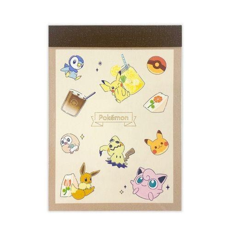 Pokemon Center Original Mini Memo Tea Time