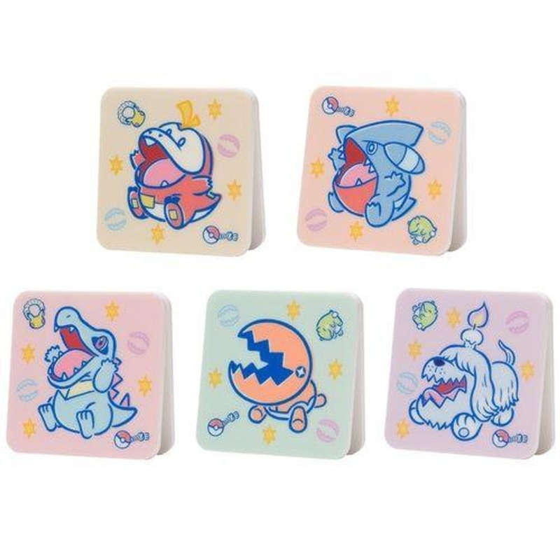 Pokemon Center Original Note Stand (Bite Squad) (Set of 5)