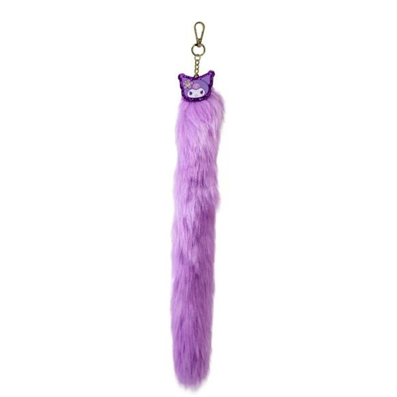 T’s Factory Sanrio Fluffy Tail Keychain Kuromi