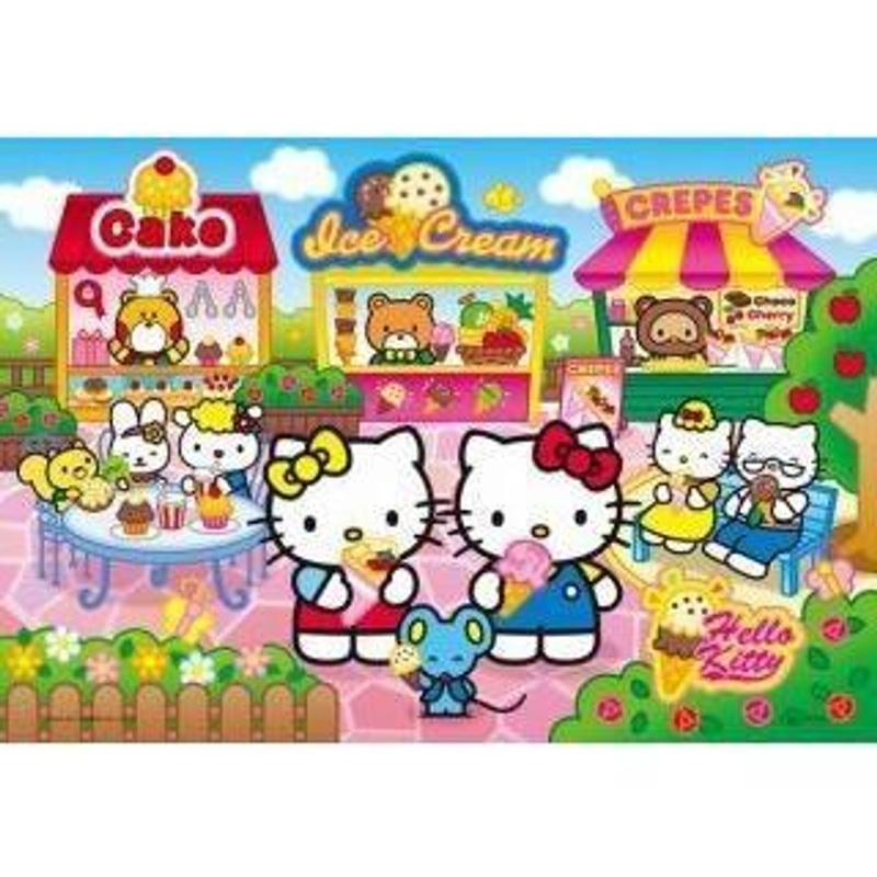Tenyo MC60-881 Jigsaw Puzzle Sanrio Hello Kitty Fun Paradise (60 Pieces)