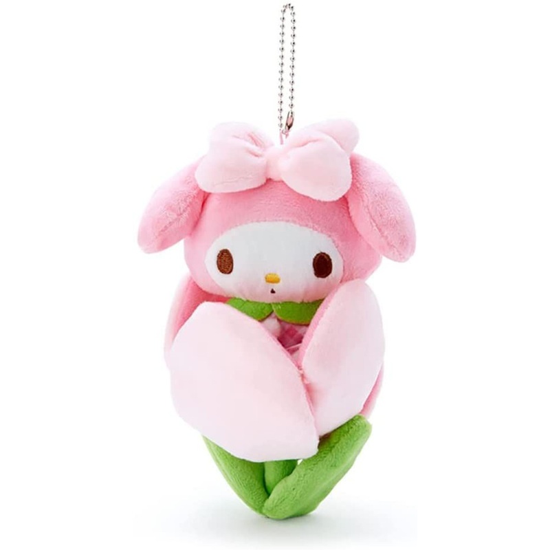 Marushin Sanrio Plush Keychain Mascot My Melody Tulip
