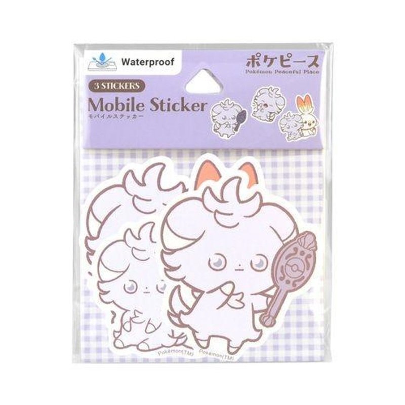 Pokemon Center Original PokePeace Mobile Sticker Espurr