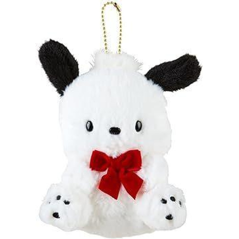 Sanrio Sanrio Mascot Holder Pochacco (35th Anniversary Red Ribbon)