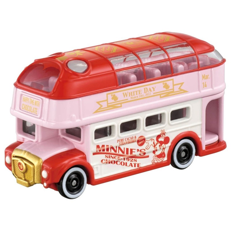 Takara Tomy Tomica Disney Motors Sunny Decker Minnie Mouse White Day Edition 2022
