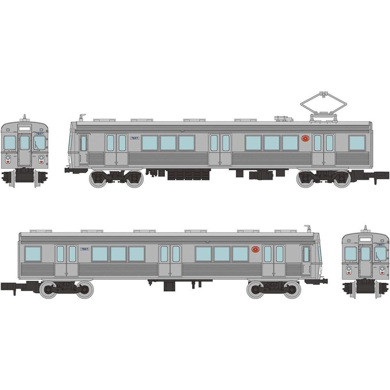 Tomytec Tokyu Corporation Series 7200 Toyoko Line/Non-Air-Conditioned 2 Cars Set (N scale)