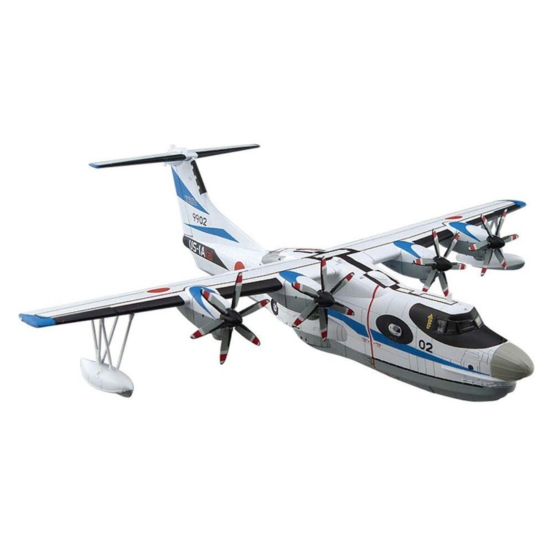 Aoshima Aircraft Series 1/144 JMSDF Rescue Amphibian Plane US-2 Prototype Plastic Model