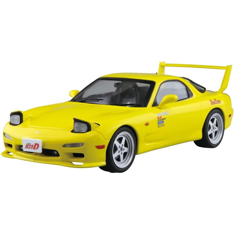 Aoshima Pre-Painted 1/24 Initial D Keisuke Takahashi FD3S RX-7 Vol.1 Design Plastic Model