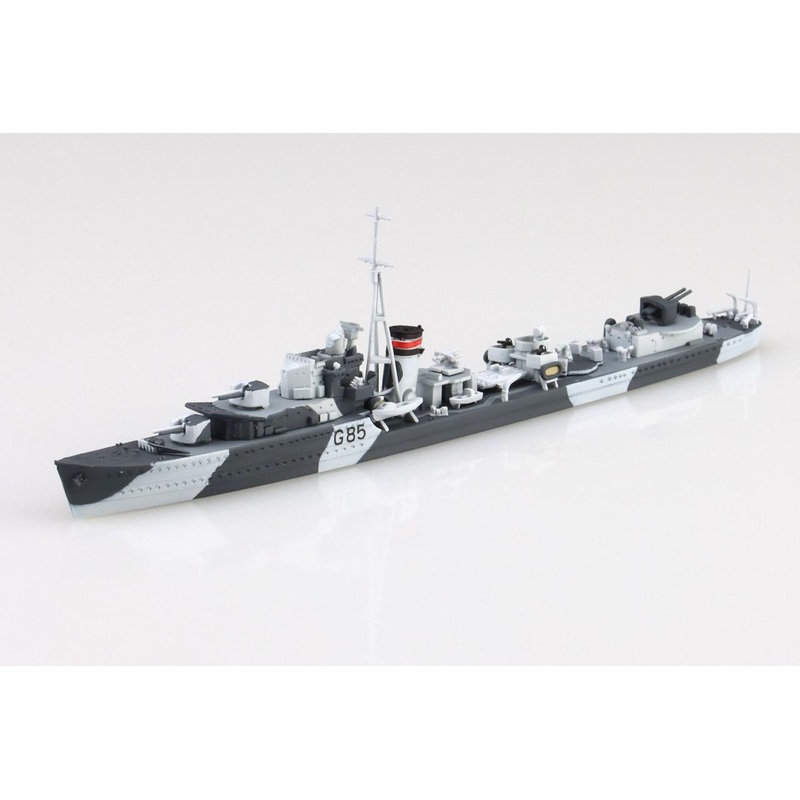 Aoshima Waterline 1/700 British Destroyer Jupiter Plastic Model
