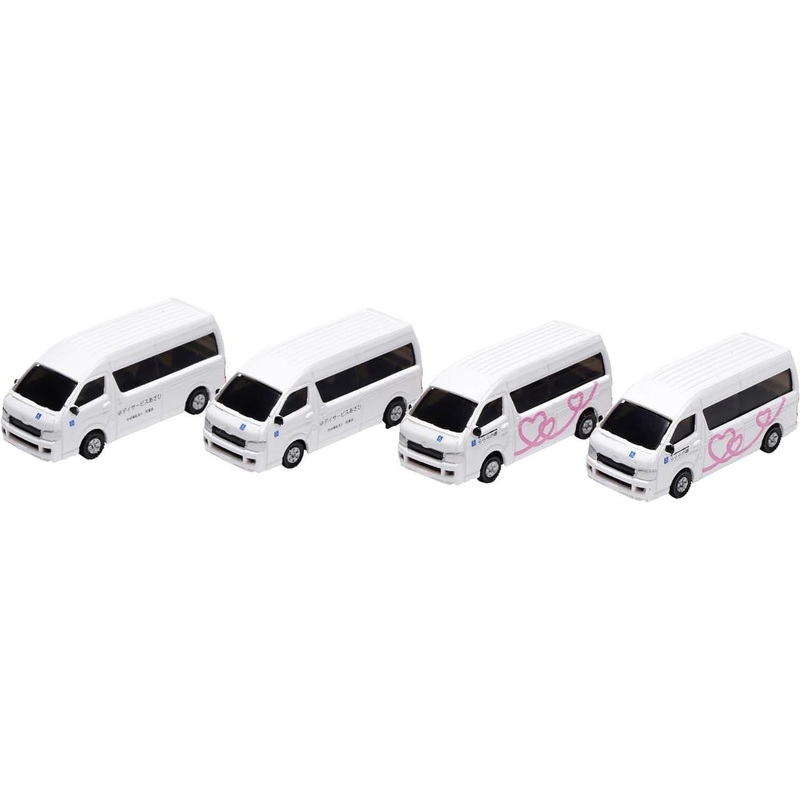Kato 23-651D Toyota Hiace Super Long (for Elderly Day Care) 4 Cars (N scale)