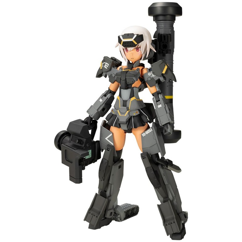 Kotobukiya Frame Arms Girl Gourai-Kai [Black] with FGM148 Type Anti-tank Missile Plastic Model