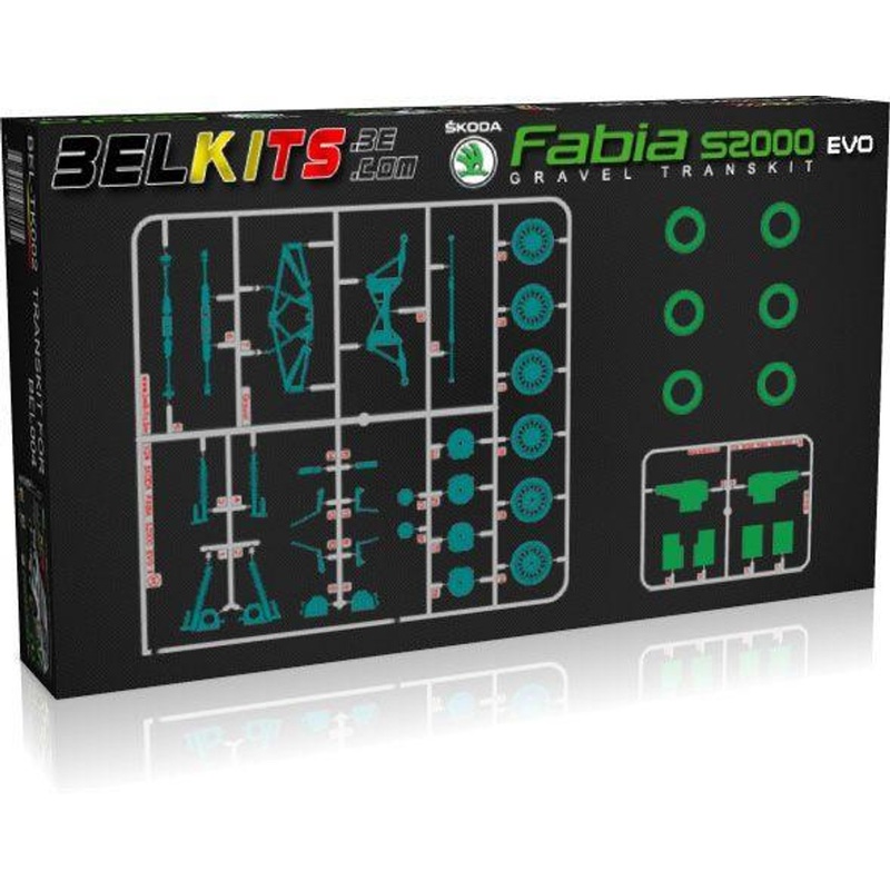 Platz 1/24 Skoda Fabia S2000 EVO Kit (BEL004) Gravel Model Conversion Kit