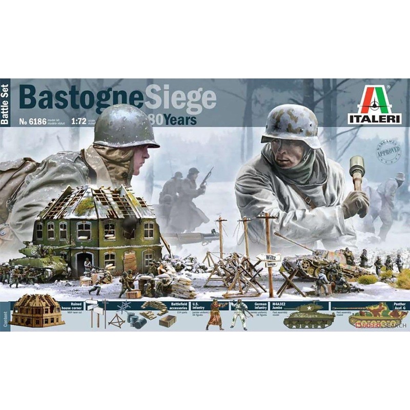 Platz 1/72 WWII The Siege of Bastogne 80th Anniversary Scene Set Plastic Model
