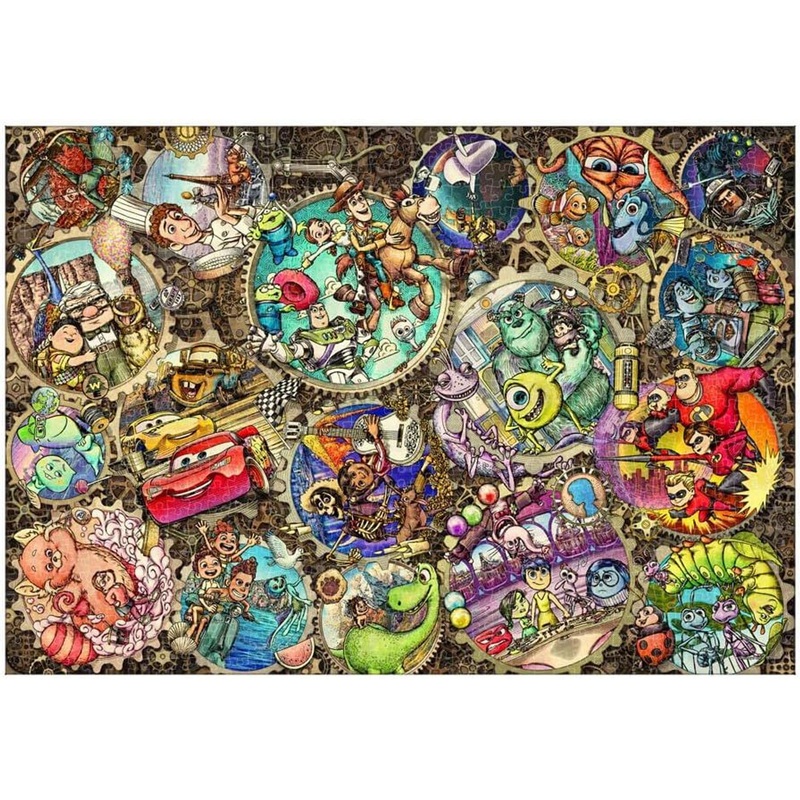 Tenyo Jigsaw Puzzle Disney Gear World (Pixar Characters) (1000 Pieces)