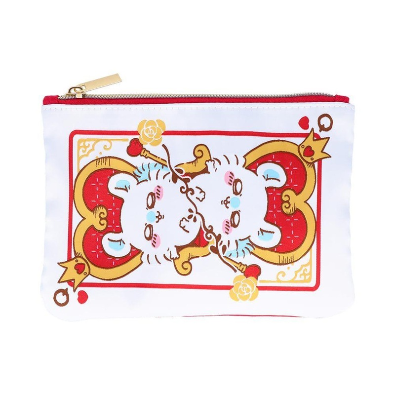 Lepia Weave Flat Pouch Chiikawa White Trump B
