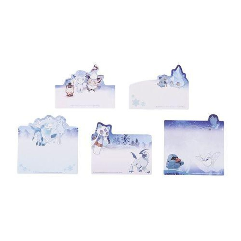 Pokemon Center Original Sticky Notes Snowy Gathering