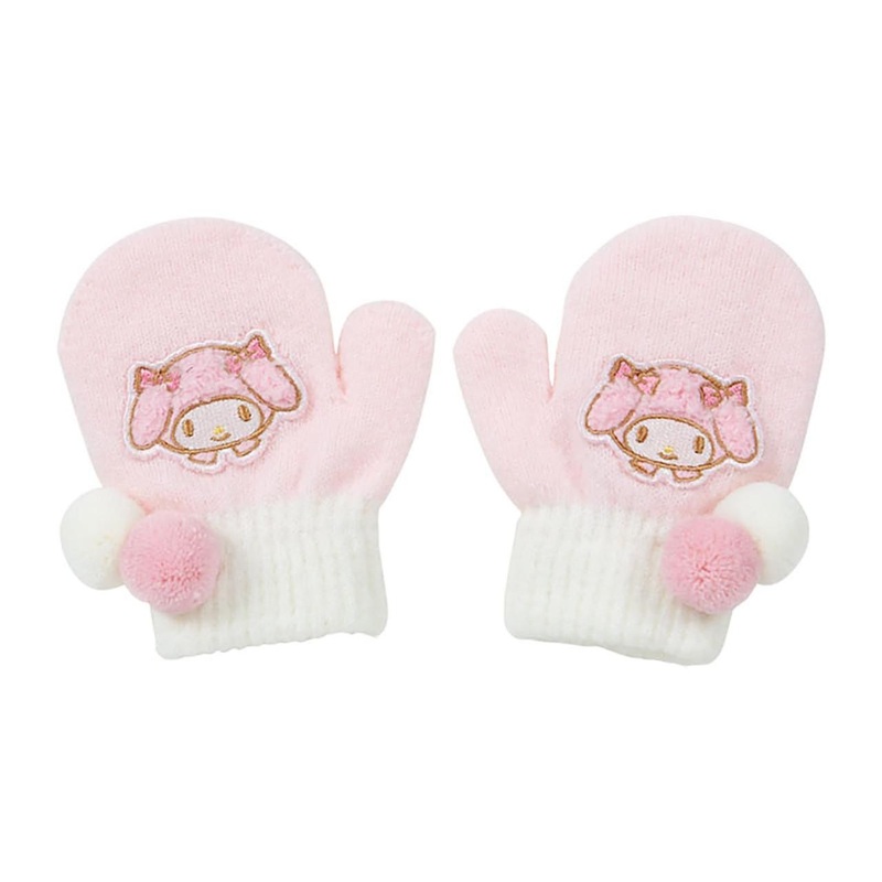 Sanrio My Melody Kids Stretchy Mittens Gloves For Children Cold Weather Protection