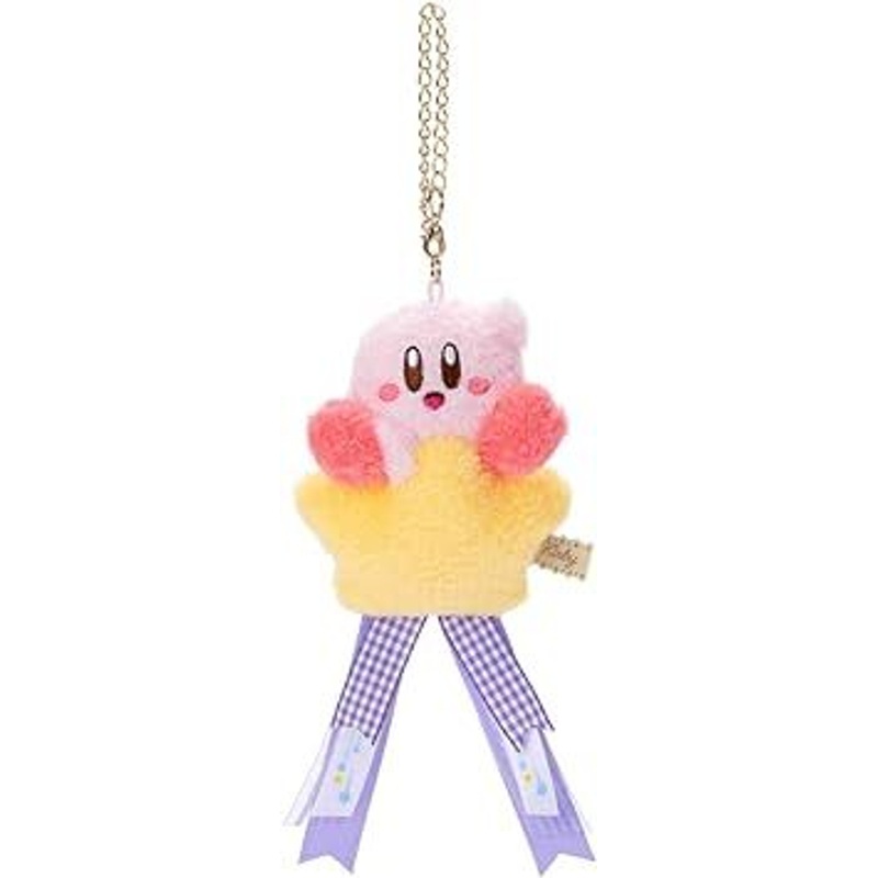 Takara Tomy Kirby Plush Strap Warping Kirby Purple Tail