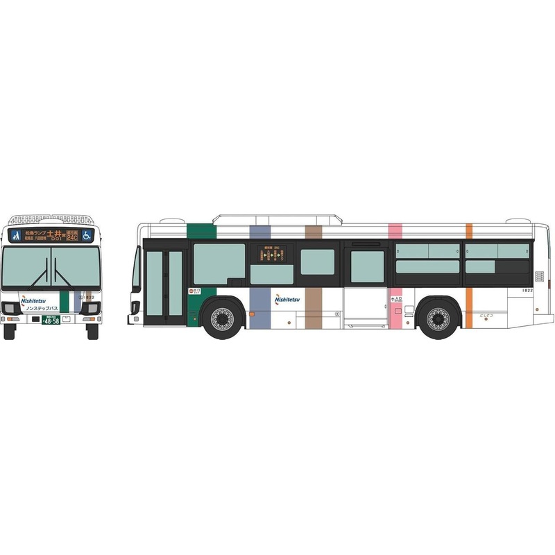 Tomytec The Bus Collection Plus BP8 Nishi-Nippon Railroad Bus (N scale)