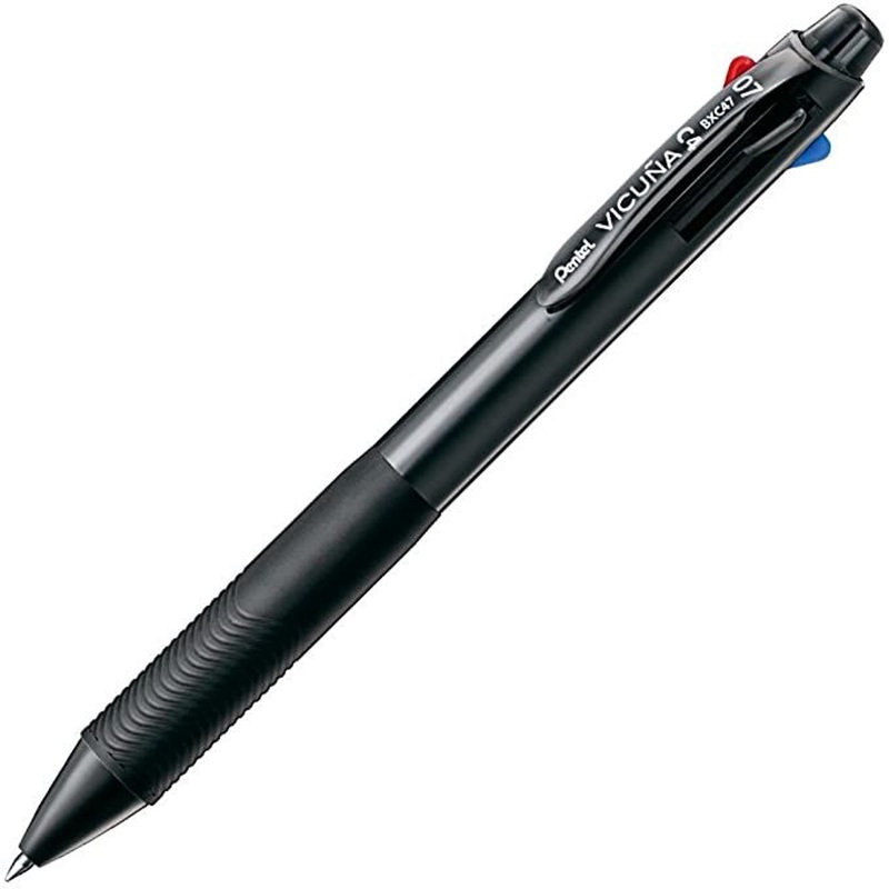 Pentel Vicuna C4 Color Ballpoint Pen 0.7mm (Black)