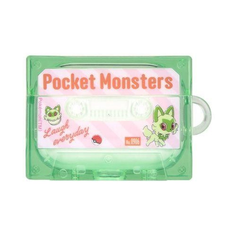 Pokemon Center AirPods Pro (2nd Generation) / AirPods Pro Compatible Cassette Tape Style Case Sprigatito