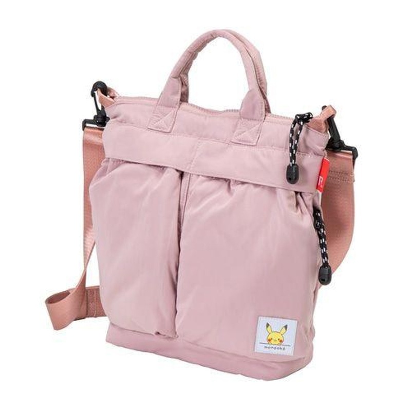 Pokemon Center Monpoke Rootote Square Puff Tote Pink