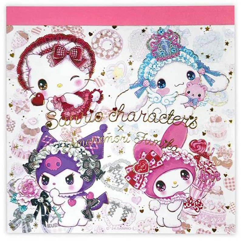 Sanrio  Amenomori Fumika Collaboration Memo Pad a la mode mix