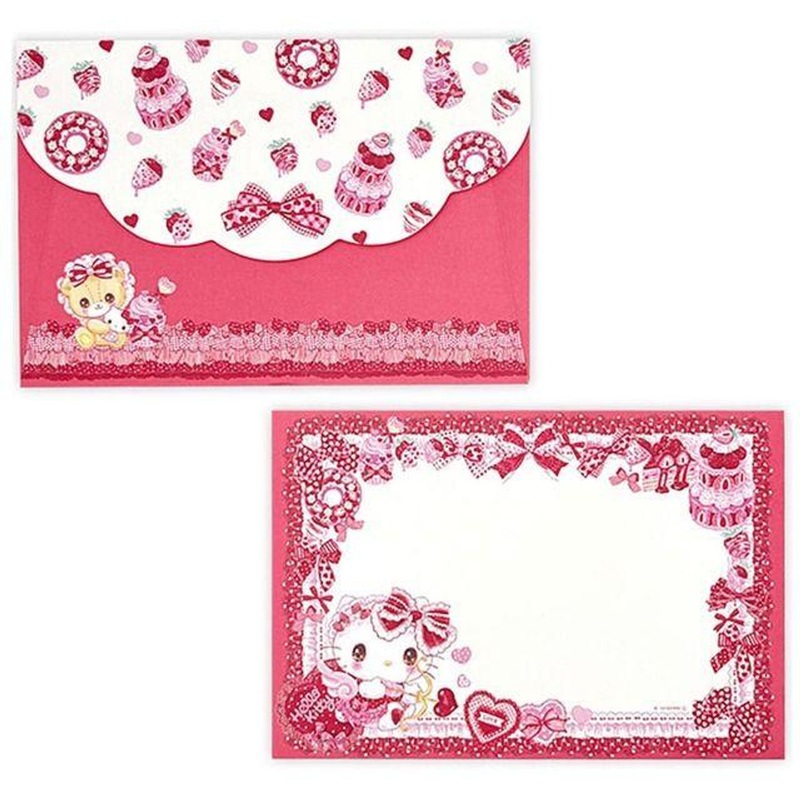 Sanrio Character x Amenomori Fumika Letter Set Hello Kitty