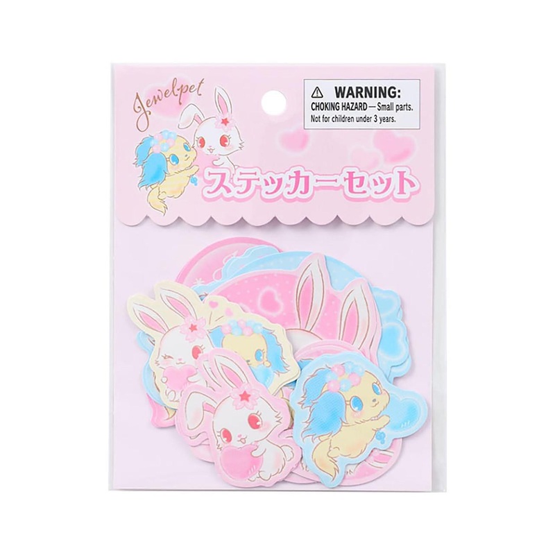 Sanrio Other Sticker Set (Heisei Era Characters Fluffy Heart) Jewelpet 357006