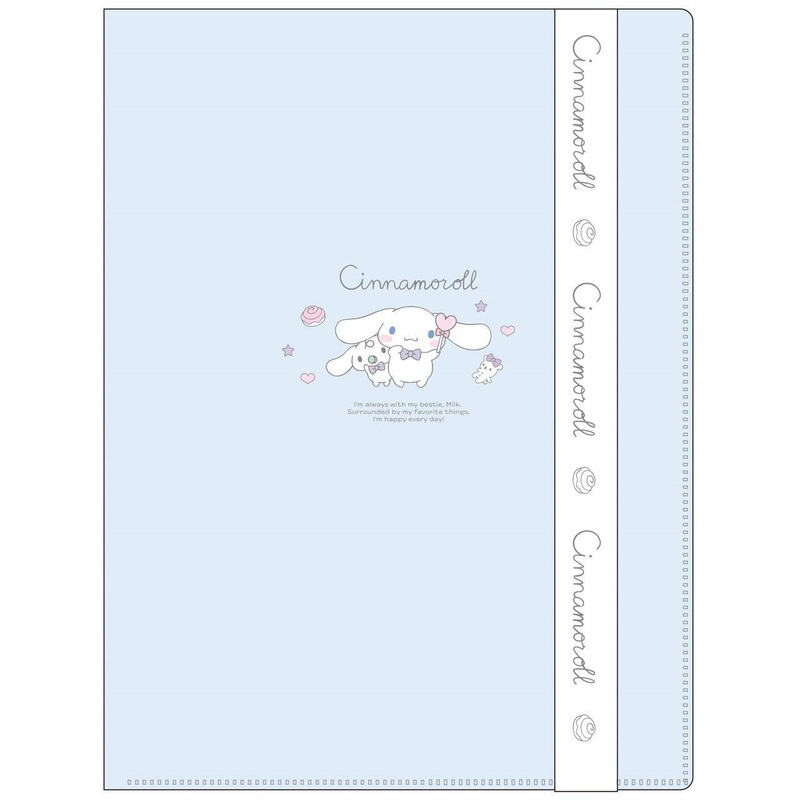 T’s Factory Sanrio Clear File with Belt Cinnamoroll