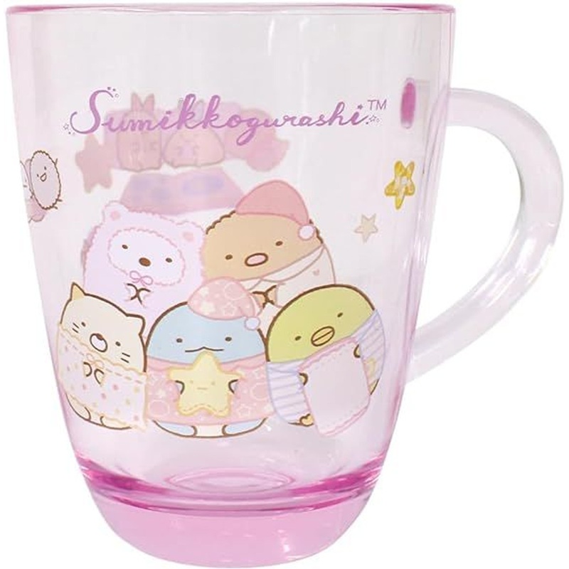 T’s Factory Sumikko Gurashi Acrylic Cup with Handle Sleepover