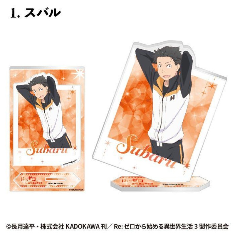 F-toys Re:Zero  Starting Life in Another World Photo Style Acrylic Stand