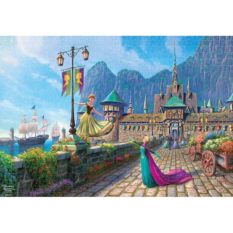 Jigsaw Puzzle Frozen Celebration in Arendelle (1000 Pieces)