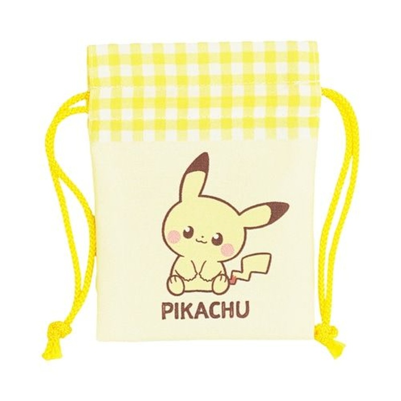 Pokemon Center Original PokePeace Mini Drawstring Pouch – Pikachu